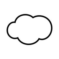 speelgoed- wolk icoon vector. baby wolken illustratie teken. wolk symbool of logo. vector