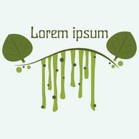 abstract groen blad logo icoon vector ontwerp. landschap ontwerp, tuin, plant, natuur en ecologie vector logo. ecologie gelukkig leven logotype concept icoon. vector illustratie, grafisch ontwerp bewerkbare des