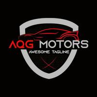 aqg vector automotive motoren auto vector logo sjabloon metalen insigne automotive vector logo sjabloon