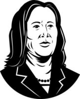 vice-president kamala devi harris van de verenigde staten van amerika vector