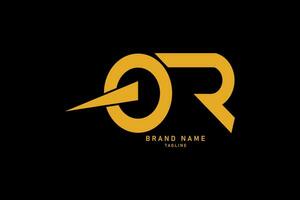 alfabet brieven creatief monogram logo q r, r q, q en r vector illustratie.