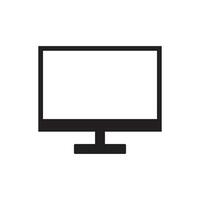 computer toezicht houden op vector symbool logo