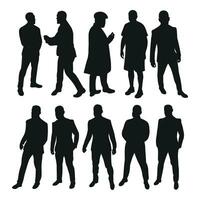 beeld mannetje silhouetten. mensen, menselijk, persoon, Mens, Heren, jongen, jongen. vector