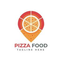 restaurant voedsel chef pizza vector logo sjabloon illustratie