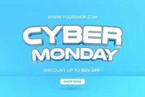 cyber monday sale banner promotionele advertenties vector