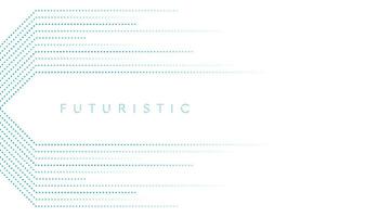 blauw minimaal stippel lijnen abstract futuristische tech achtergrond vector