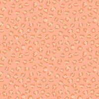 luipaard huid naadloos patroon met kleur van de jaar 2024 perzik dons. vacht van Jachtluipaard, jaguar. mode en luxe textiel ontwerp. ideaal voor afdrukken, kleding stof, achtergrond, omslag, banier, omhulsel papier vector