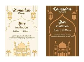 Ramadan kareem banier sjabloon vector ontwerp