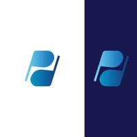 pd brief logo vector professioneel abstract monogram logo ontwerp symbool