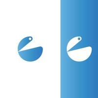 c brief en slang hoofd icoon logo vector professioneel abstract monogram logo ontwerp symbool