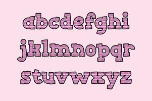 veelzijdig verzameling van liefde alfabet brieven voor divers toepassingen vector