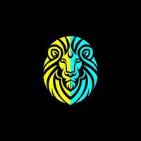 minimalistische leeuw logo vector
