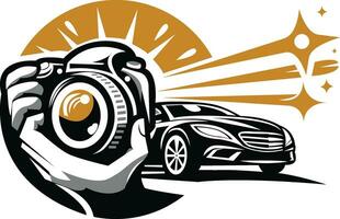 auto fotografie logo sjabloon vector