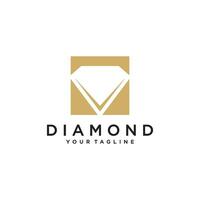 diamant logo sjabloon vector pictogram illustratie ontwerp