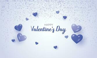 vector realistisch Valentijnsdag dag achtergrond