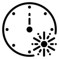 tijd glyph icoon vector