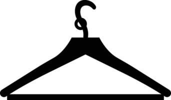 kleren hanger icoon in vlak stijl. geïsoleerd Aan gebruik in de was, garderobe. passend kamer symbool voor info grafiek, ontwerp elementen, vector voor apps en website