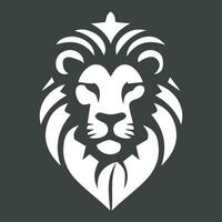 leeuwenkop logo vector sjabloon illustratie ontwerp