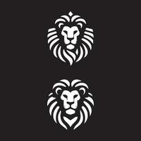 leeuw logo set. premium designcollectie. vector illustratie