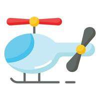 downloaden deze elegant icoon van helikopter speelgoed, klaar naar gebruik vector