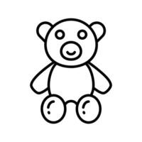 teddy beer icoon in modieus ontwerp stijl, schattig teddy beer vector voor kinderen spelen