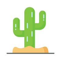 cactus vector ontwerp, prachtig ontworpen icoon van toetje