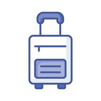 voorzichtig bewerkte icoon ontwerp van bagage zak in modieus stijl, reizen bagage vector aanpasbare ontwerp