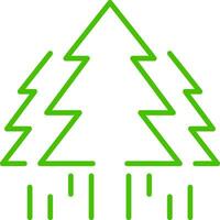 Woud boom lijn icoon symbool illustratie vector