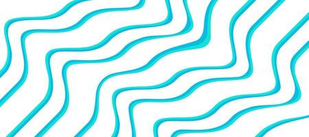 abstract blauw zee Golf stromen lijn achtergrond vector