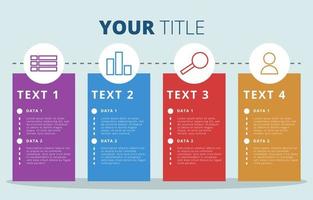 creatief diagram rapport businessplan concept infographic elementsjabloon vector