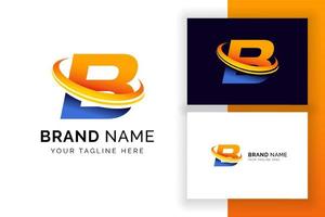 digitale letter b logo ontwerpsjabloon. techno alfabet letterpictogram. vector
