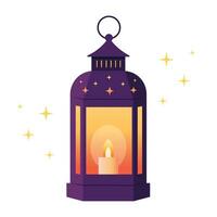 Ramadan lantaarn vector illustratie
