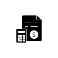 belasting accounting concept lijn icoon. gemakkelijk element illustratie. belasting accounting concept schets symbool ontwerp. vector