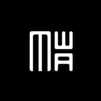 mwa brief logo vector ontwerp, mwa gemakkelijk en modern logo. mwa luxueus alfabet ontwerp
