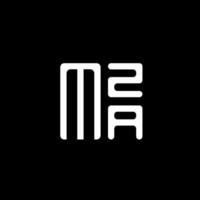 mza brief logo vector ontwerp, mza gemakkelijk en modern logo. mza luxueus alfabet ontwerp