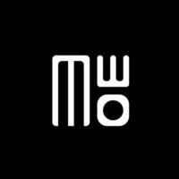 mwo brief logo vector ontwerp, mwo gemakkelijk en modern logo. mwo luxueus alfabet ontwerp