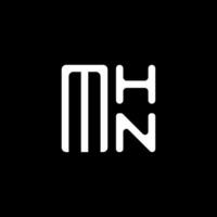 mhn brief logo vector ontwerp, mhn gemakkelijk en modern logo. mhn luxueus alfabet ontwerp