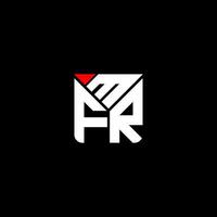 mfr brief logo vector ontwerp, mfr gemakkelijk en modern logo. mfr luxueus alfabet ontwerp