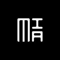 mia brief logo vector ontwerp, mia gemakkelijk en modern logo. mia luxueus alfabet ontwerp