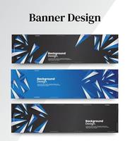 set van abstracte banner ontwerp websjablonen, horizontale header webbanner. moderne abstracte cover header achtergrond voor website ontwerp, social media cover reclamebanner, flyer, uitnodigingskaart vector