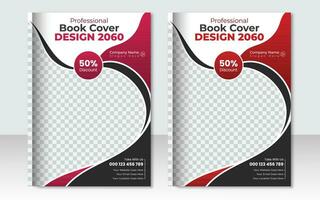 creatief boek Hoes sjabloon ontwerp of brochure Hoes sjabloon vector