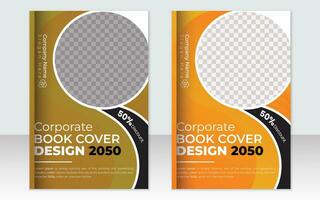 zakelijke boek Hoes ontwerp sjabloon in a4, modern brochure Hoes lay-out vector