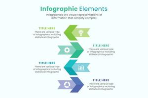 reeks van vector pijl infographic ontwerp Sjablonen voor presentaties.