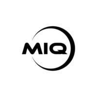 miq brief logo ontwerp, inspiratie voor een uniek identiteit. modern elegantie en creatief ontwerp. watermerk uw succes met de opvallend deze logo. vector