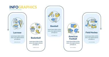 2d atletisch beurs vector infographics sjabloon met dun lijn pictogrammen, gegevens visualisatie met 5 stappen, werkwijze tijdlijn grafiek.