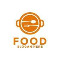 voedsel logo ontwerp, keuken, restaurant, cafe en Koken logo vector sjabloon