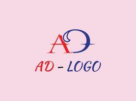 advertentie brief logo vector sjabloon