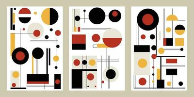 meetkundig vorm illustratie minimalistische voor poster banier abstract geometrie patroon artwork vector