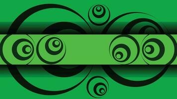 abstract groen en zwart kleuren kanaal banier sjabloon vector