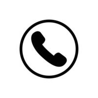 telefoon icoon symbool voor app en boodschapper vector